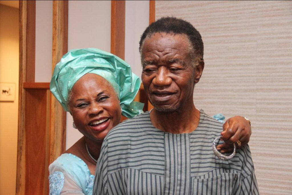 Prof Chris Okorafor and wife Carol